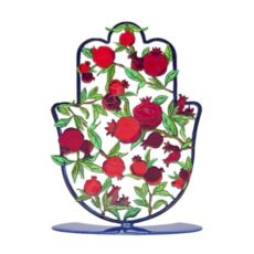 Staande Hamsa met granaatappeltjes, 10 cm