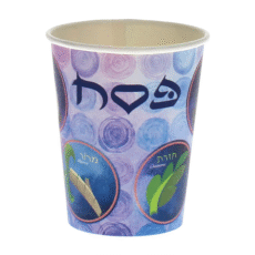 Kartonnen Pesach-bekers, 12 stuks